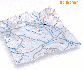 3d view of Mahdābād