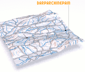 3d view of Dar Parchīn-e Pā\