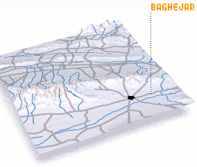 3d view of Bāgh-e Jar