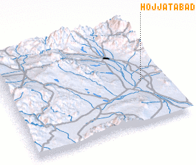 3d view of Ḩojjatābād