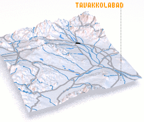 3d view of Tavakkolābād