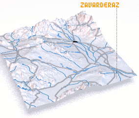 3d view of Zavār Derāz