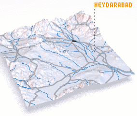 3d view of Ḩeydarābād