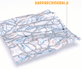 3d view of Darparchīn-e Bālā