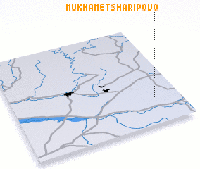 3d view of Mukhamet-Sharipovo