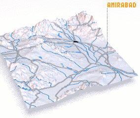 3d view of Amīrābād