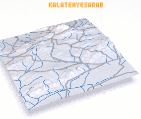 3d view of Kalāteh-ye Sar Āb