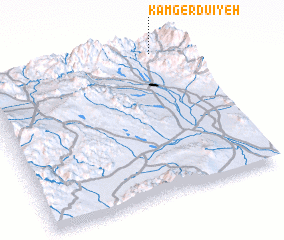 3d view of Kam Gerdū\