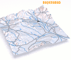 3d view of Bāqerābād