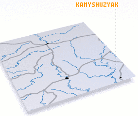 3d view of Kamysh-Uzyak