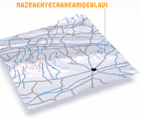 3d view of Mazra‘eh-ye Chāh-e Amīq-e ‘Alavī