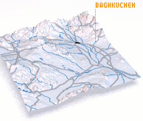 3d view of Bāgh Kūcheh