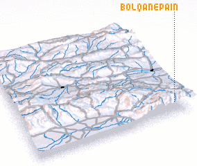 3d view of Bolqān-e Pā\