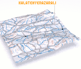 3d view of Kalāteh-ye Naz̧ar ‘Alī