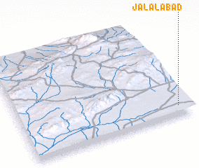 3d view of Jalālābād