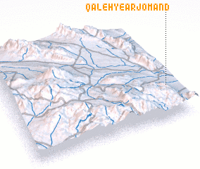 3d view of Qal‘eh-ye Arjomand