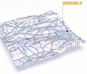 3d view of Qūrdānlū