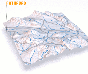 3d view of Fatḩābād