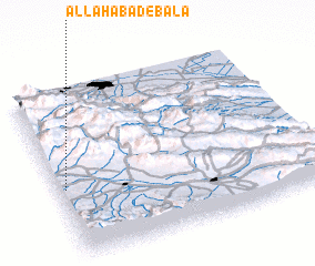 3d view of Allāhābād-e Bālā