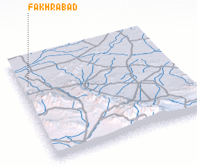 3d view of Fakhrābād