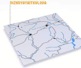 3d view of Nizhnyaya Itkulova