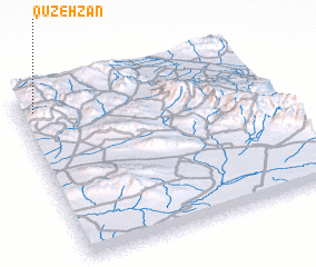 3d view of Qūzeh Zan