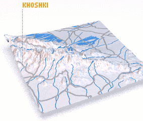 3d view of Khoshkī