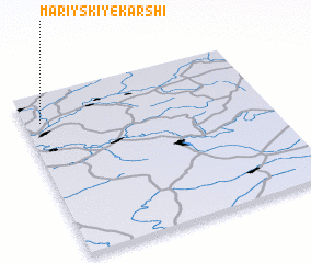 3d view of Mariyskiye Karshi