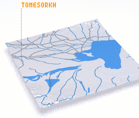 3d view of Tom-e Sorkh