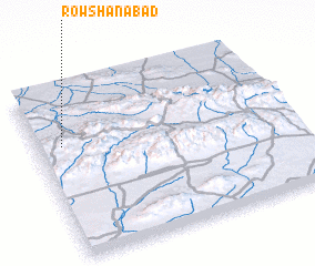 3d view of Rowshanābād