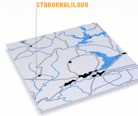 3d view of Starokhalilovo