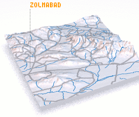 3d view of Z̧olmābād