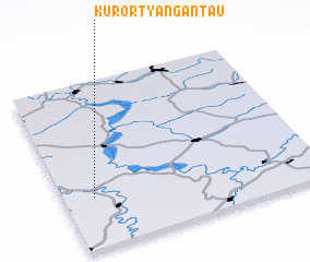 3d view of Kurort Yangantau