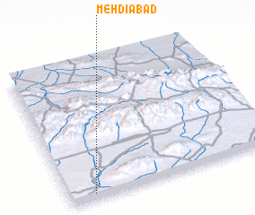 3d view of Mehdīābād