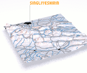 3d view of Sīnglī-ye Shīrīn