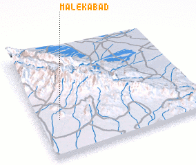 3d view of Malekābād