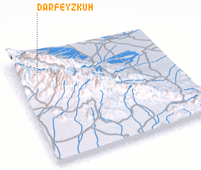 3d view of Dar Feyẕ Kūh