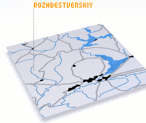 3d view of Rozhdestvenskiy