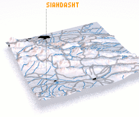 3d view of Sīāh Dasht