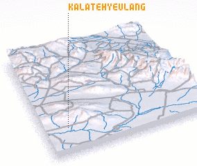 3d view of Kalāteh-ye Ūlang