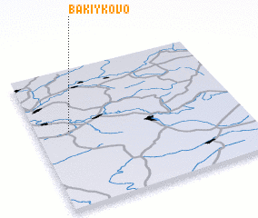 3d view of Bakiykovo