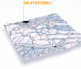 3d view of Kalāteh-ye Bālī