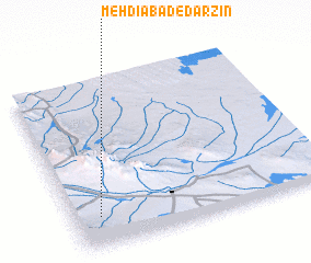 3d view of Mehdīābād-e Dārzīn