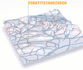 3d view of Robāţī-ye Shāhzādeh