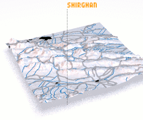 3d view of Shīrghān