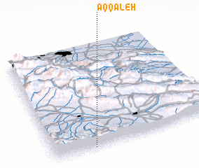 3d view of Āq Qal‘eh