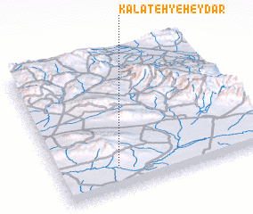 3d view of Kalāteh-ye Ḩeydar