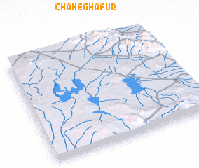 3d view of Chāh-e Ghafūr