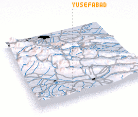 3d view of Yūsefābād