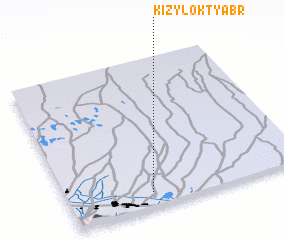 3d view of Kizyl-Oktyabrʼ